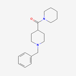 molecular formula C18H26N2O B5228650 1-benzyl-4-(1-piperidinylcarbonyl)piperidine 