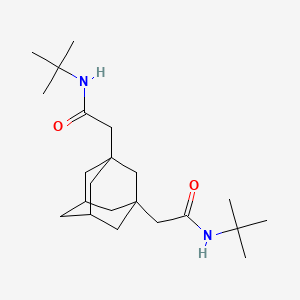 2,2'-tricyclo[3.3.1.1~3,7~]decane-1,3-diylbis[N-(tert-butyl)acetamide]