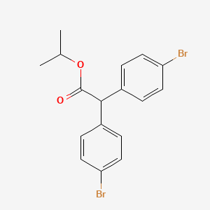 molecular formula C17H16Br2O2 B5228756 isopropyl bis(4-bromophenyl)acetate 