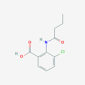 molecular formula C11H12ClNO3 B5229227 2-(butyrylamino)-3-chlorobenzoic acid 