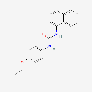 molecular formula C20H20N2O2 B5229453 N-1-naphthyl-N'-(4-propoxyphenyl)urea 