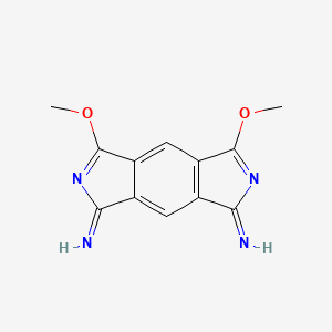 molecular formula C12H10N4O2 B5229798 3,5-dimethoxypyrrolo[3,4-f]isoindole-1,7-diimine 