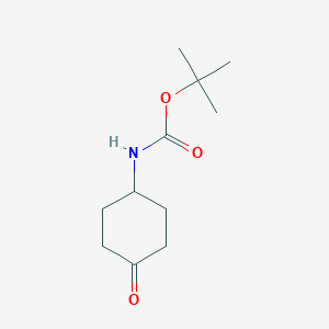 molecular formula C11H19NO3 B052298 叔丁基(4-氧代环己基)氨基甲酸酯 CAS No. 179321-49-4