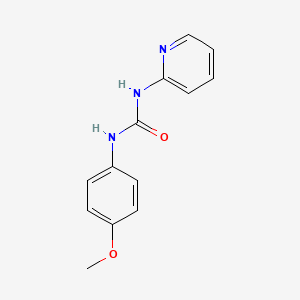 molecular formula C13H13N3O2 B5229875 N-(4-methoxyphenyl)-N'-2-pyridinylurea 