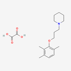 molecular formula C19H29NO5 B5230027 1-[3-(2,3,6-trimethylphenoxy)propyl]piperidine oxalate 