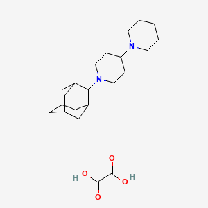 molecular formula C22H36N2O4 B5230286 1'-(2-adamantyl)-1,4'-bipiperidine oxalate 