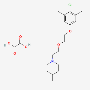 1-{2-[2-(4-chloro-3,5-dimethylphenoxy)ethoxy]ethyl}-4-methylpiperidine oxalate