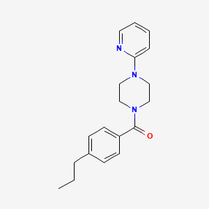 1-(4-propylbenzoyl)-4-(2-pyridinyl)piperazine