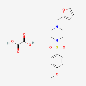 molecular formula C18H22N2O8S B5230788 1-(2-furylmethyl)-4-[(4-methoxyphenyl)sulfonyl]piperazine oxalate 