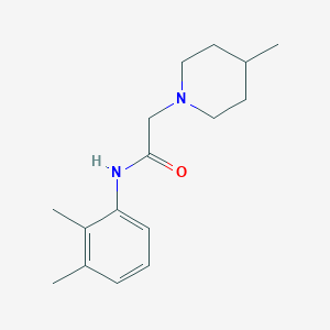 molecular formula C16H24N2O B5230874 N-(2,3-dimethylphenyl)-2-(4-methyl-1-piperidinyl)acetamide 