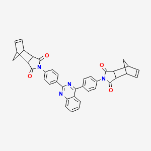 molecular formula C38H28N4O4 B5230915 4,4'-(2,4-quinazolinediyldi-4,1-phenylene)bis(4-azatricyclo[5.2.1.0~2,6~]dec-8-ene-3,5-dione) 