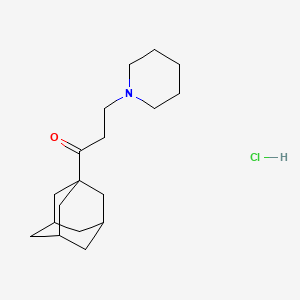 molecular formula C18H30ClNO B5231033 1-(1-adamantyl)-3-(1-piperidinyl)-1-propanone hydrochloride 
