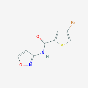molecular formula C8H5BrN2O2S B5231172 4-bromo-N-3-isoxazolyl-2-thiophenecarboxamide 