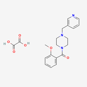 molecular formula C20H23N3O6 B5231262 1-(2-methoxybenzoyl)-4-(3-pyridinylmethyl)piperazine oxalate 