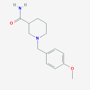molecular formula C14H20N2O2 B5231452 1-(4-methoxybenzyl)-3-piperidinecarboxamide 