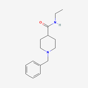 molecular formula C15H22N2O B5231557 1-benzyl-N-ethyl-4-piperidinecarboxamide 