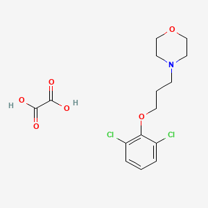 molecular formula C15H19Cl2NO6 B5231570 4-[3-(2,6-dichlorophenoxy)propyl]morpholine oxalate 