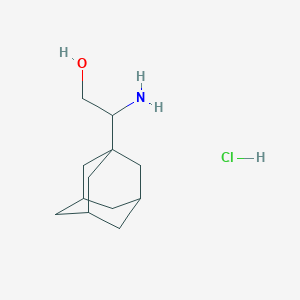 molecular formula C12H22ClNO B5231677 2-(1-adamantyl)-2-aminoethanol hydrochloride 