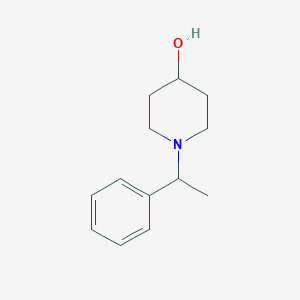 molecular formula C13H19NO B5231805 1-(1-phenylethyl)-4-piperidinol 