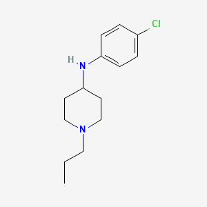 molecular formula C14H21ClN2 B5231888 N-(4-chlorophenyl)-1-propyl-4-piperidinamine 