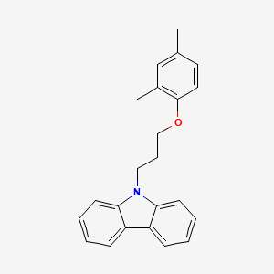 molecular formula C23H23NO B5231928 9-[3-(2,4-dimethylphenoxy)propyl]-9H-carbazole 