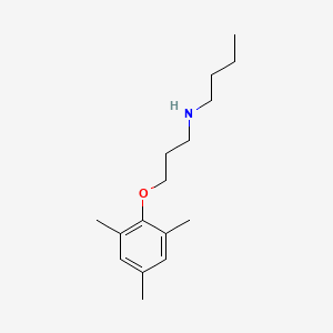 molecular formula C16H27NO B5232093 N-[3-(mesityloxy)propyl]-1-butanamine 