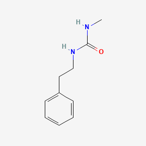 molecular formula C10H14N2O B5232408 N-甲基-N'-(2-苯乙基)脲 CAS No. 6953-30-6