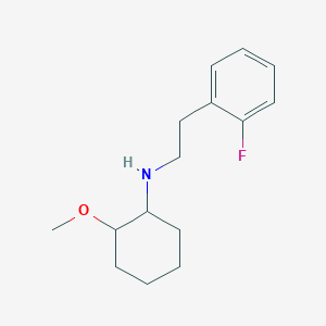 molecular formula C15H22FNO B5232604 N-[2-(2-fluorophenyl)ethyl]-2-methoxycyclohexanamine oxalate 