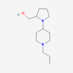 molecular formula C13H26N2O B5232744 [1-(1-propyl-4-piperidinyl)-2-pyrrolidinyl]methanol 