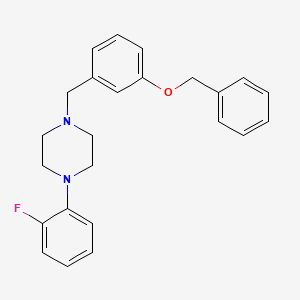 molecular formula C24H25FN2O B5233020 1-[3-(benzyloxy)benzyl]-4-(2-fluorophenyl)piperazine CAS No. 415959-47-6