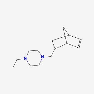 molecular formula C14H24N2 B5233032 1-(bicyclo[2.2.1]hept-5-en-2-ylmethyl)-4-ethylpiperazine 