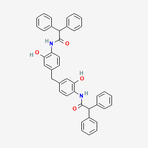 molecular formula C41H34N2O4 B5233071 N,N'-[methylenebis(2-hydroxy-4,1-phenylene)]bis(2,2-diphenylacetamide) 