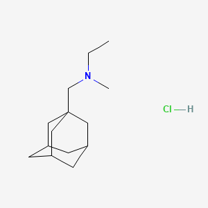 molecular formula C14H26ClN B5233079 N-(1-adamantylmethyl)-N-methylethanamine hydrochloride 