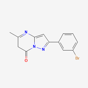 2-(3-bromophenyl)-5-methylpyrazolo[1,5-a]pyrimidin-7(6H)-one