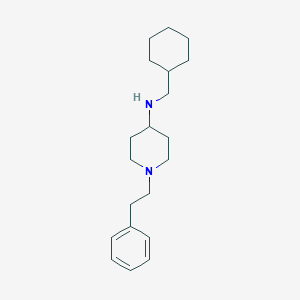 N-(cyclohexylmethyl)-1-(2-phenylethyl)-4-piperidinamine