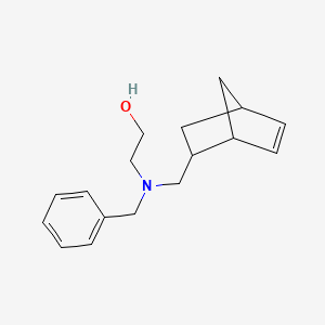molecular formula C17H23NO B5233801 2-[benzyl(bicyclo[2.2.1]hept-5-en-2-ylmethyl)amino]ethanol 
