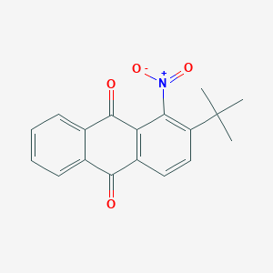 molecular formula C18H15NO4 B5234035 2-tert-butyl-1-nitroanthra-9,10-quinone 