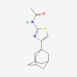 molecular formula C15H20N2OS B5234149 N-[4-(1-adamantyl)-1,3-thiazol-2-yl]acetamide 