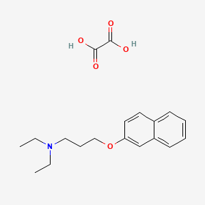 molecular formula C19H25NO5 B5234237 N,N-diethyl-3-(2-naphthyloxy)-1-propanamine oxalate 