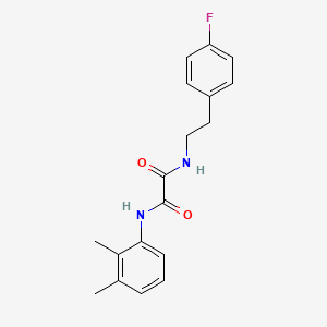 molecular formula C18H19FN2O2 B5234268 N-(2,3-dimethylphenyl)-N'-[2-(4-fluorophenyl)ethyl]ethanediamide 