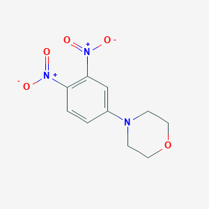 molecular formula C10H11N3O5 B5234368 4-(3,4-二硝基苯基)吗啉 