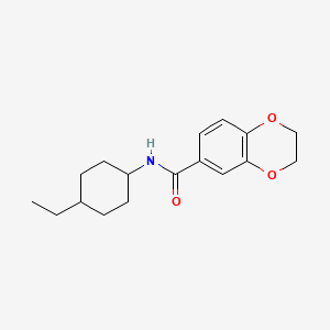 N-(4-ethylcyclohexyl)-2,3-dihydro-1,4-benzodioxine-6-carboxamide