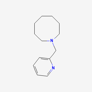 molecular formula C13H20N2 B5234526 1-(2-pyridinylmethyl)azocane 
