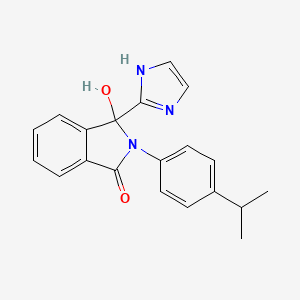 molecular formula C20H19N3O2 B5234653 3-hydroxy-3-(1H-imidazol-2-yl)-2-(4-isopropylphenyl)-1-isoindolinone 