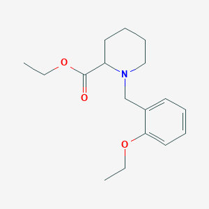 molecular formula C17H25NO3 B5234731 ethyl 1-(2-ethoxybenzyl)-2-piperidinecarboxylate 