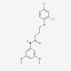 molecular formula C18H19Cl2NO4 B5234811 4-(2,4-dichlorophenoxy)-N-(3,5-dimethoxyphenyl)butanamide 