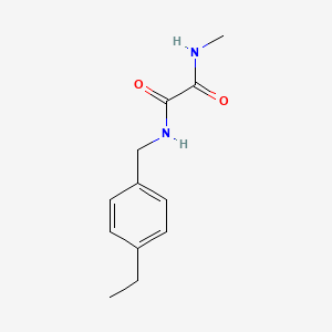 molecular formula C12H16N2O2 B5234854 N-(4-ethylbenzyl)-N'-methylethanediamide CAS No. 736939-78-9