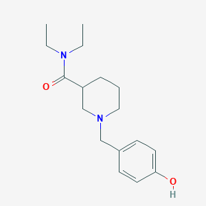 N,N-diethyl-1-(4-hydroxybenzyl)-3-piperidinecarboxamide