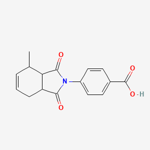 4-(4-methyl-1,3-dioxo-1,3,3a,4,7,7a-hexahydro-2H-isoindol-2-yl)benzoic acid