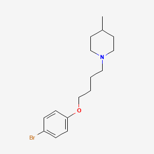 1-[4-(4-bromophenoxy)butyl]-4-methylpiperidine